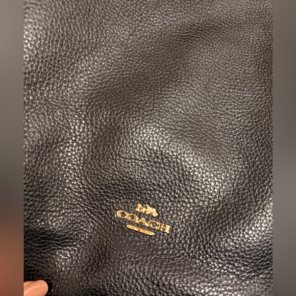 Sale🔥Authentic ⚠️ Coach Duffle 
handbag in black Pebbled leather - Picture 11 of 13